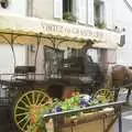 A wine-tours horse and cart trots by, A Short Holiday in Chivres, Burgundy, France - 21st July 2001