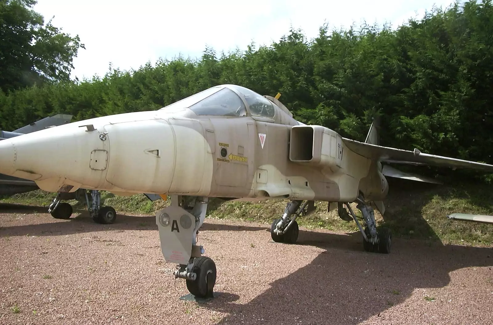 A Sepecat Jaguar A, from A Short Holiday in Chivres, Burgundy, France - 21st July 2001