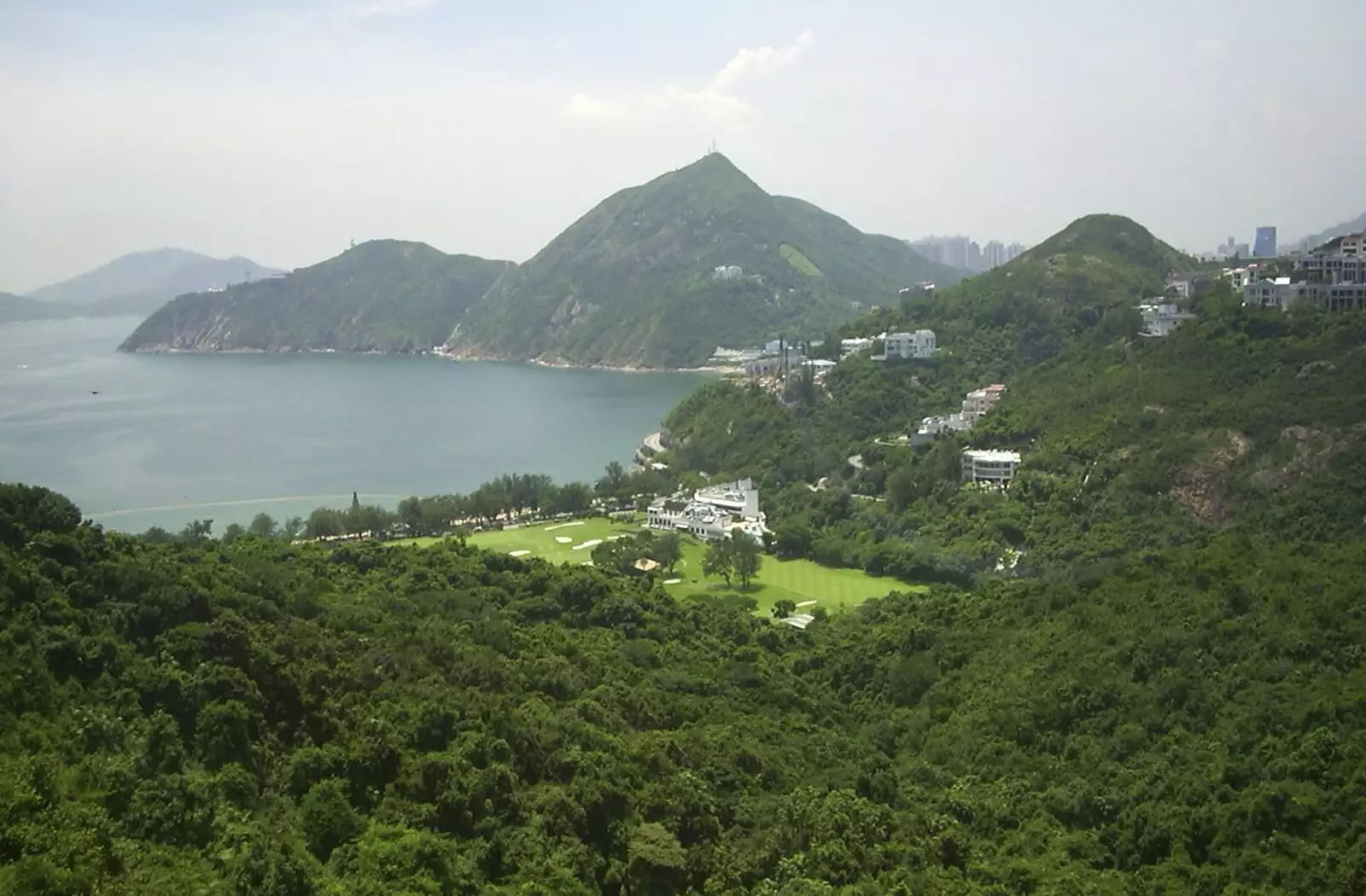 A view from the top-deck of a bus, from A Trip to Hong Kong, China - 11th August 2001