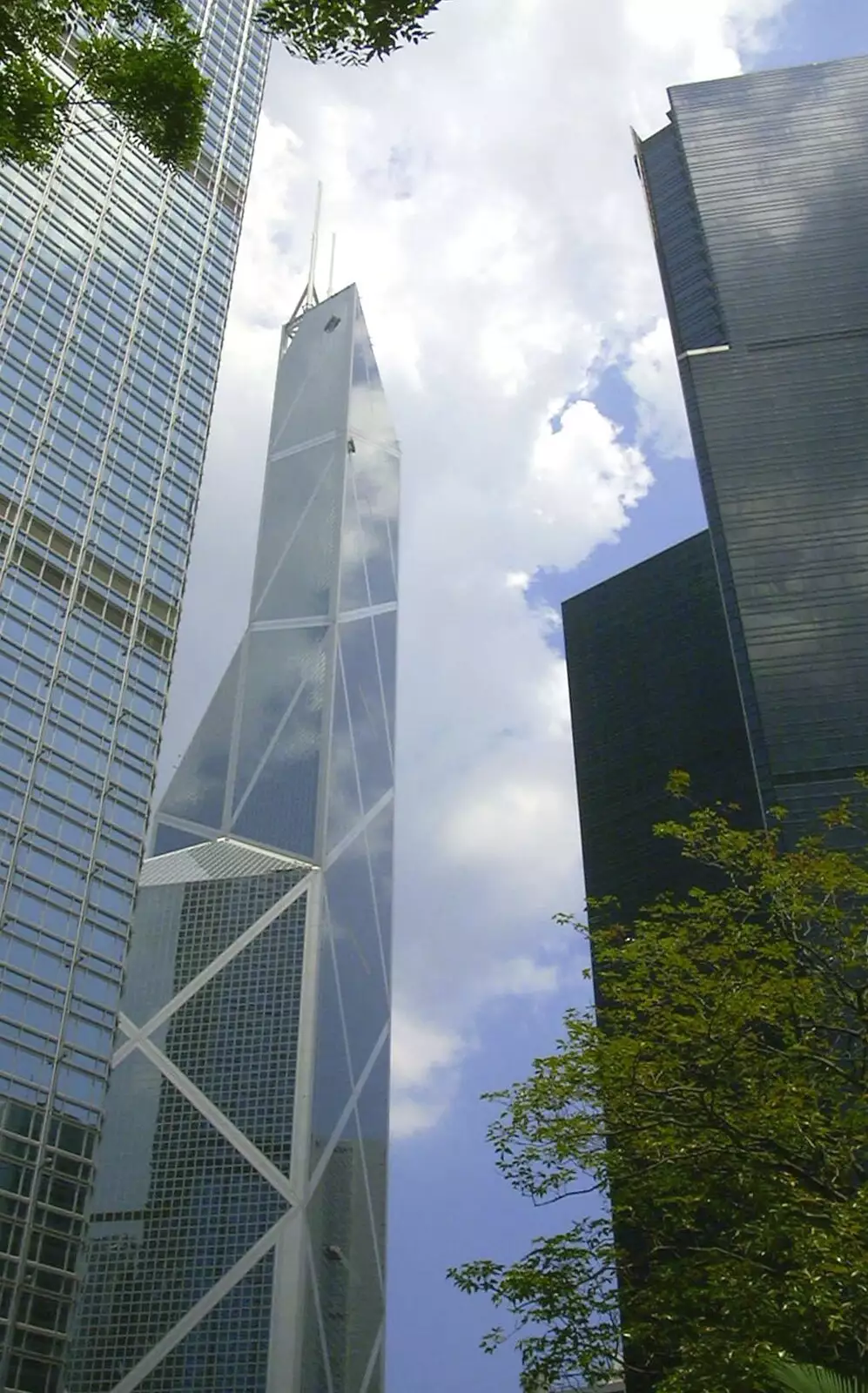 The Bank of China tower, from A Trip to Hong Kong, China - 11th August 2001