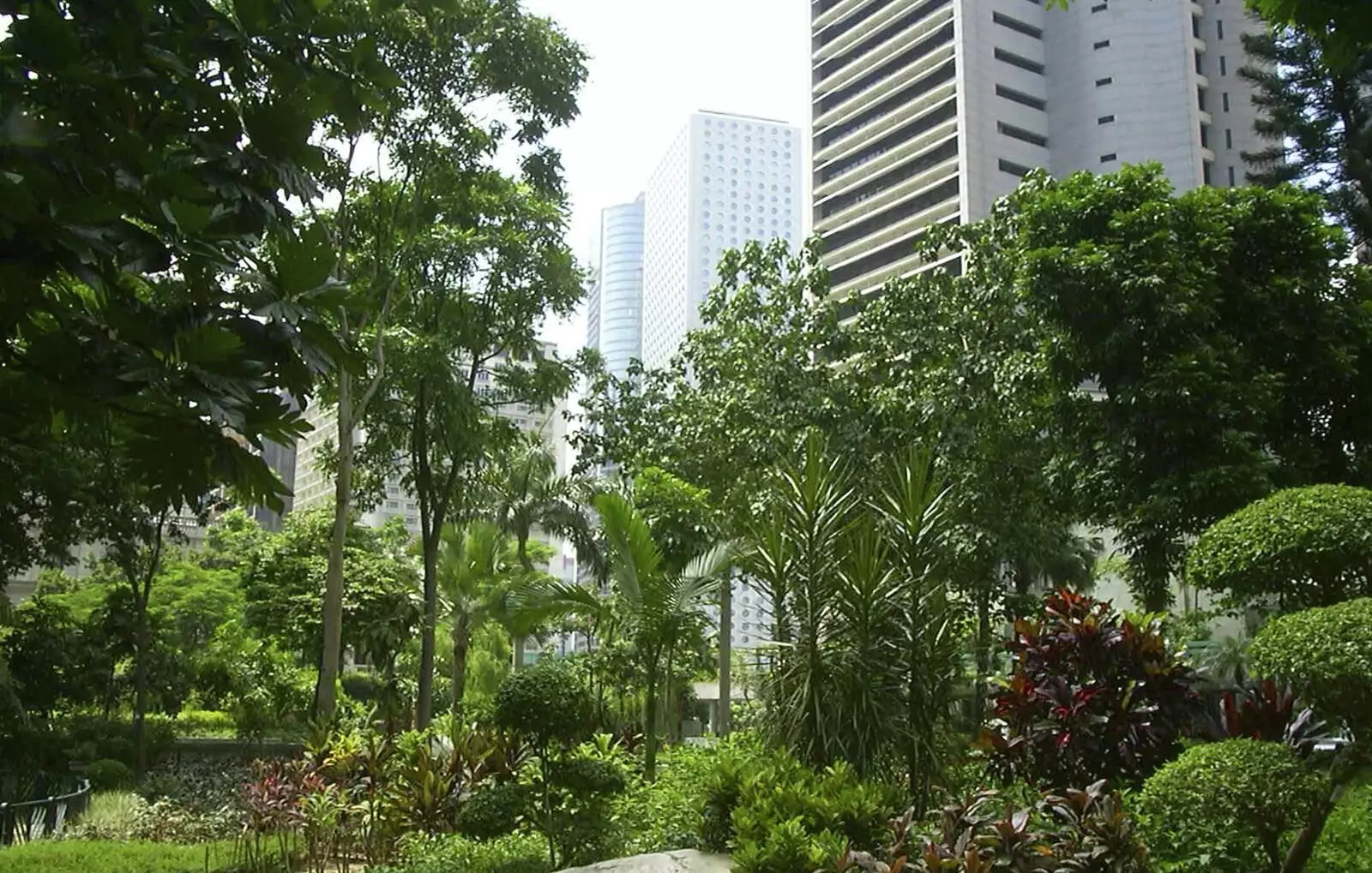 Hong Kong gardens, from A Trip to Hong Kong, China - 11th August 2001