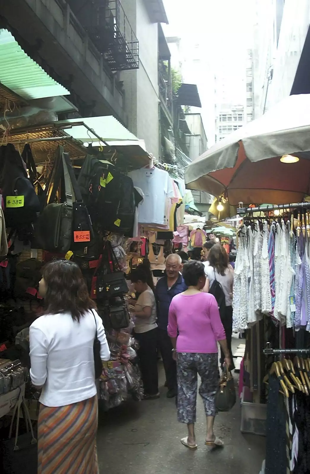 Some of the side-street markets in Central, from A Trip to Hong Kong, China - 11th August 2001