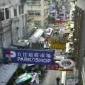 Looking down into Lan Kwai Fong market, A Trip to Hong Kong, China - 11th August 2001