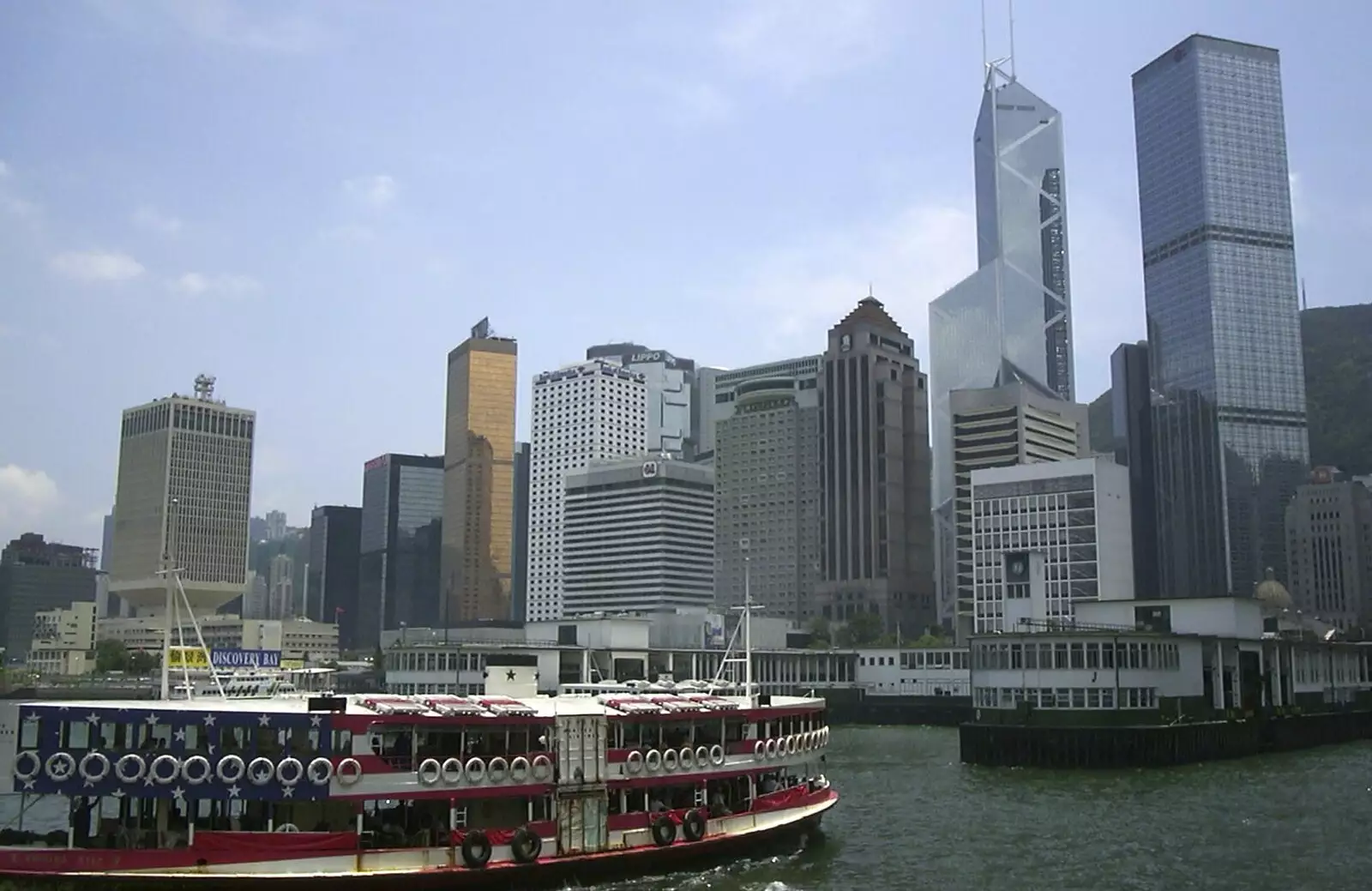 The Star Ferry heads off to Kowloon, from A Trip to Hong Kong, China - 11th August 2001