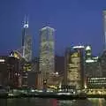 The ferry terminals at night, A Trip to Hong Kong, China - 11th August 2001