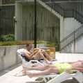 DH and Nosher sit by the pool for a bit, A Trip to Hong Kong, China - 11th August 2001