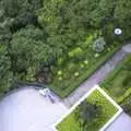 Zen Gardens from the top of a tall pagoda, A Trip to Hong Kong, China - 11th August 2001