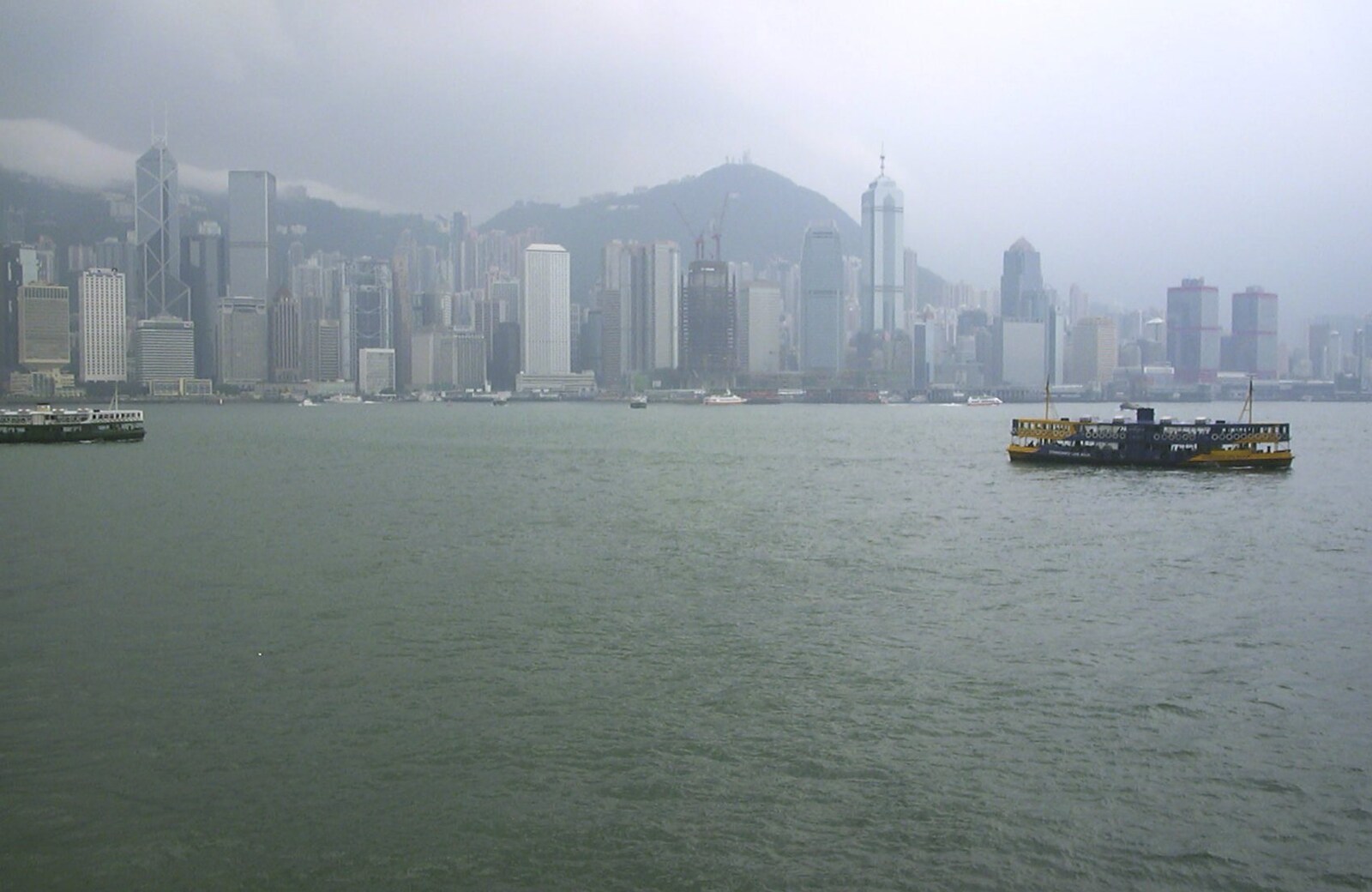 A Trip to Hong Kong, China - 11th August 2001: A view of Hong Kong from the harbour