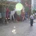 A dude with a giant stuffed Llama, A Trip to Hong Kong, China - 11th August 2001