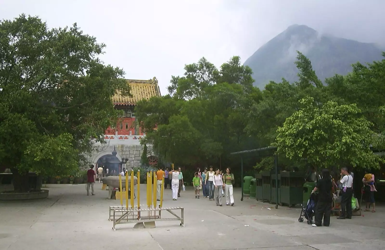 Massive incense candles, from Lantau Island and the Po Lin Monastery, Hong Kong, China - 14th August 2001