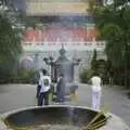 Burning incense sticks, Lantau Island and the Po Lin Monastery, Hong Kong, China - 14th August 2001