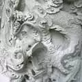 Carved dragons, Lantau Island and the Po Lin Monastery, Hong Kong, China - 14th August 2001