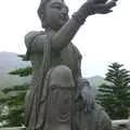 An offering to Buddha, Lantau Island and the Po Lin Monastery, Hong Kong, China - 14th August 2001