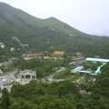 Lantau Island and the Po Lin Monastery, Hong Kong, China - 14th August 2001, Another aerial view of the monastery