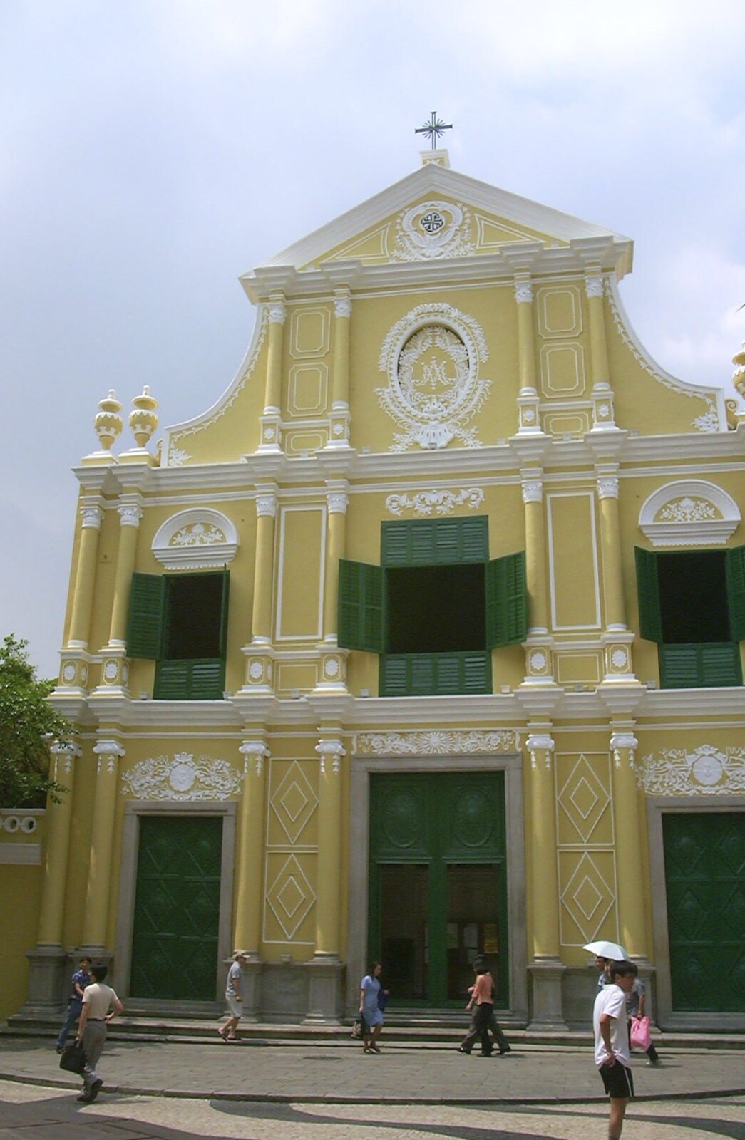 A Day Trip to Macau, China - 16th August 2001: The early 17th-century St. Dominic's Church