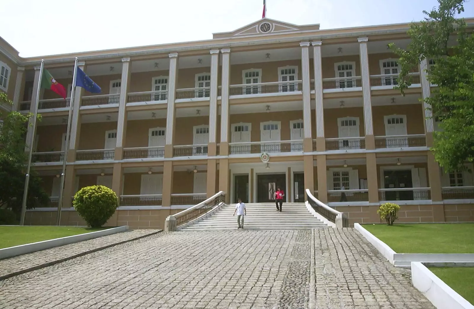 A government building, from A Day Trip to Macau, China - 16th August 2001