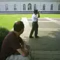 DH watches a security guard wander around, A Day Trip to Macau, China - 16th August 2001