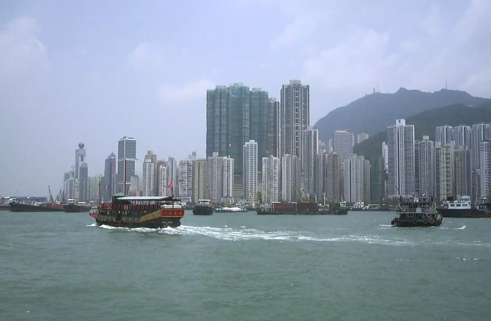 The closest thing to a real Chinese Junk so far, from Lamma Island, Hong Kong, China - 20th August 2001