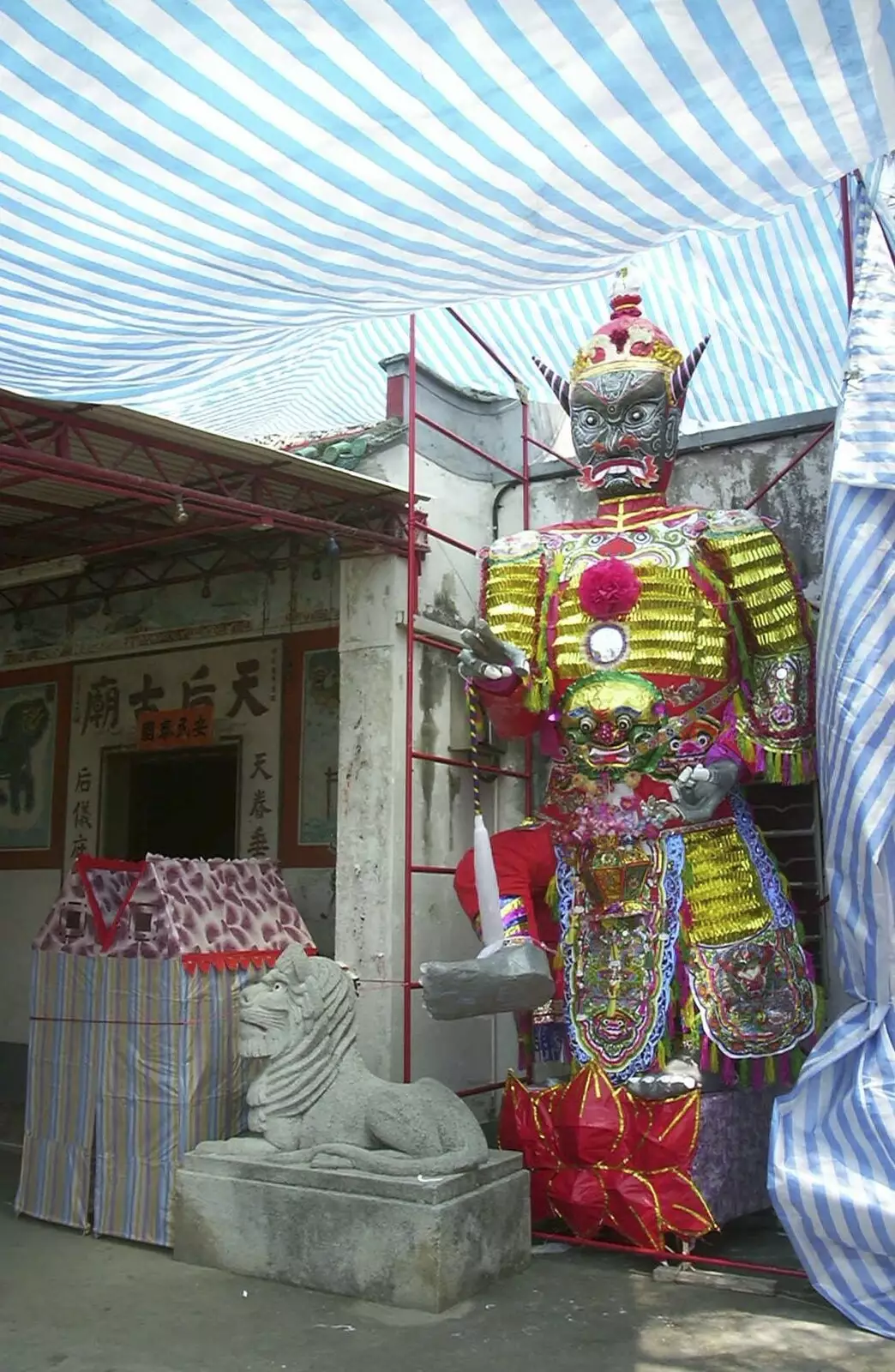 A big scary statue, from Lamma Island, Hong Kong, China - 20th August 2001