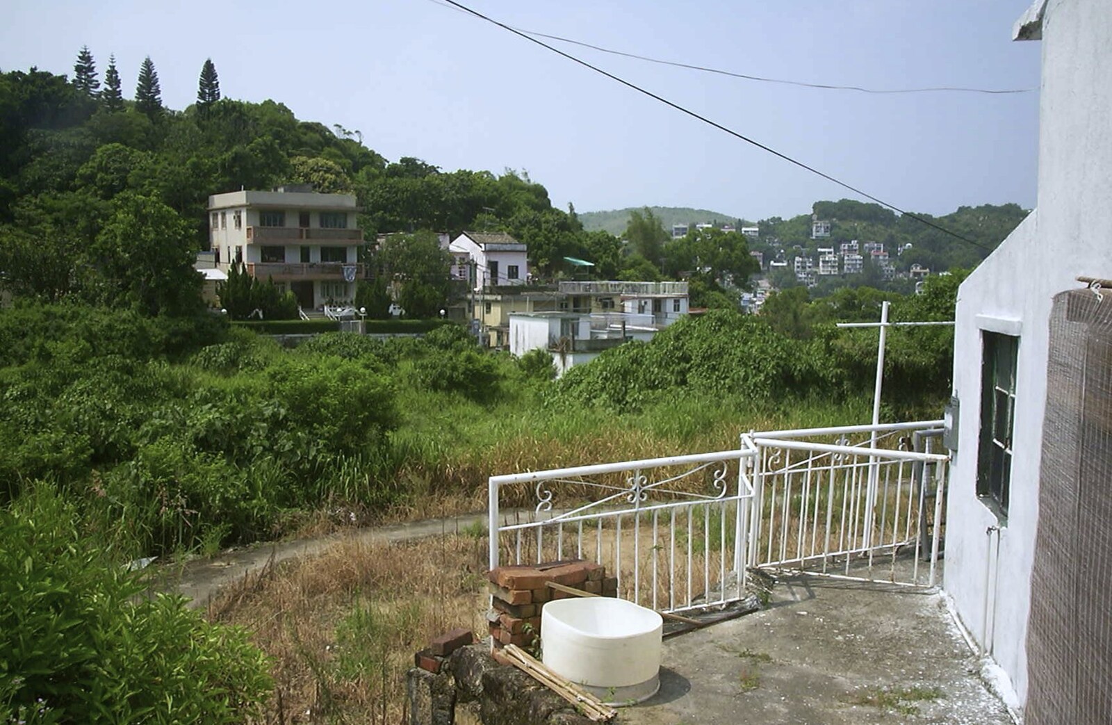 Lamma Island, Hong Kong, China - 20th August 2001: A random view of the village