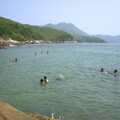 Lamma Island, Hong Kong, China - 20th August 2001, Lots of swimmers bob about