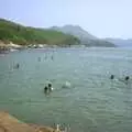 Lots of swimmers bob about, Lamma Island, Hong Kong, China - 20th August 2001