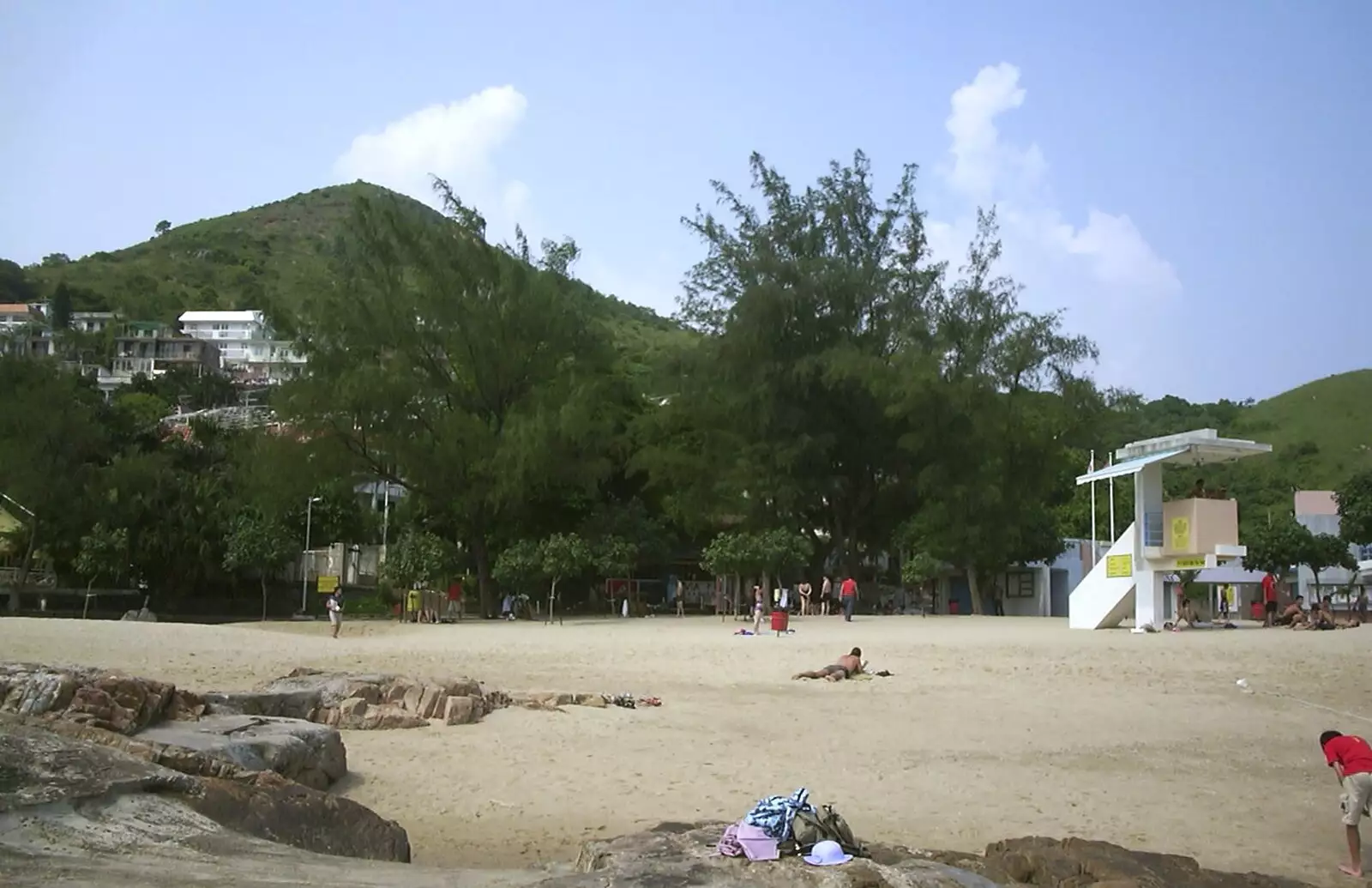 On the beach, from Lamma Island, Hong Kong, China - 20th August 2001