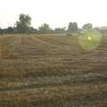 The side field has been cut and baled, 3G Lab Moves Offices, Milton Road, Cambourne and Cambridge - 27th August 2001