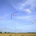 The Red Arrows fly for the Eye Show, 3G Lab Moves Offices, Milton Road, Cambourne and Cambridge - 27th August 2001