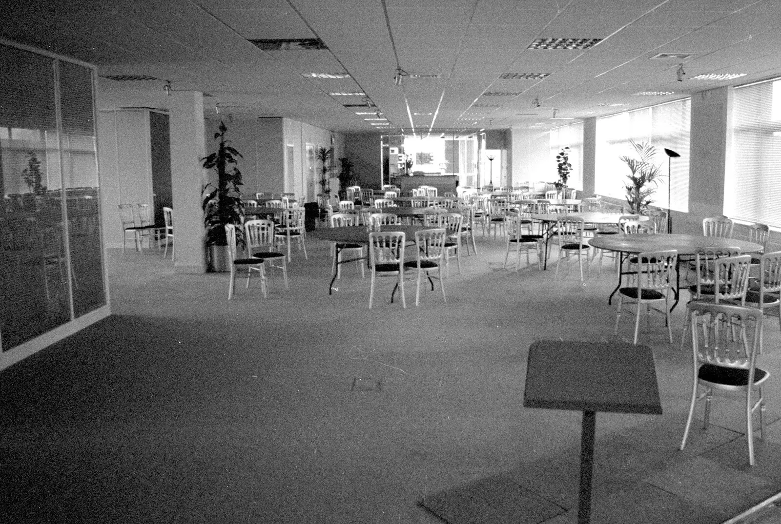 A room full of chairs, from 3G Lab Moves Offices, Milton Road, Cambourne and Cambridge - 27th August 2001