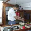 A 3G Lab Sailing Trip, Shotley, Suffolk - 6th September 2001, Nick rustles up some food