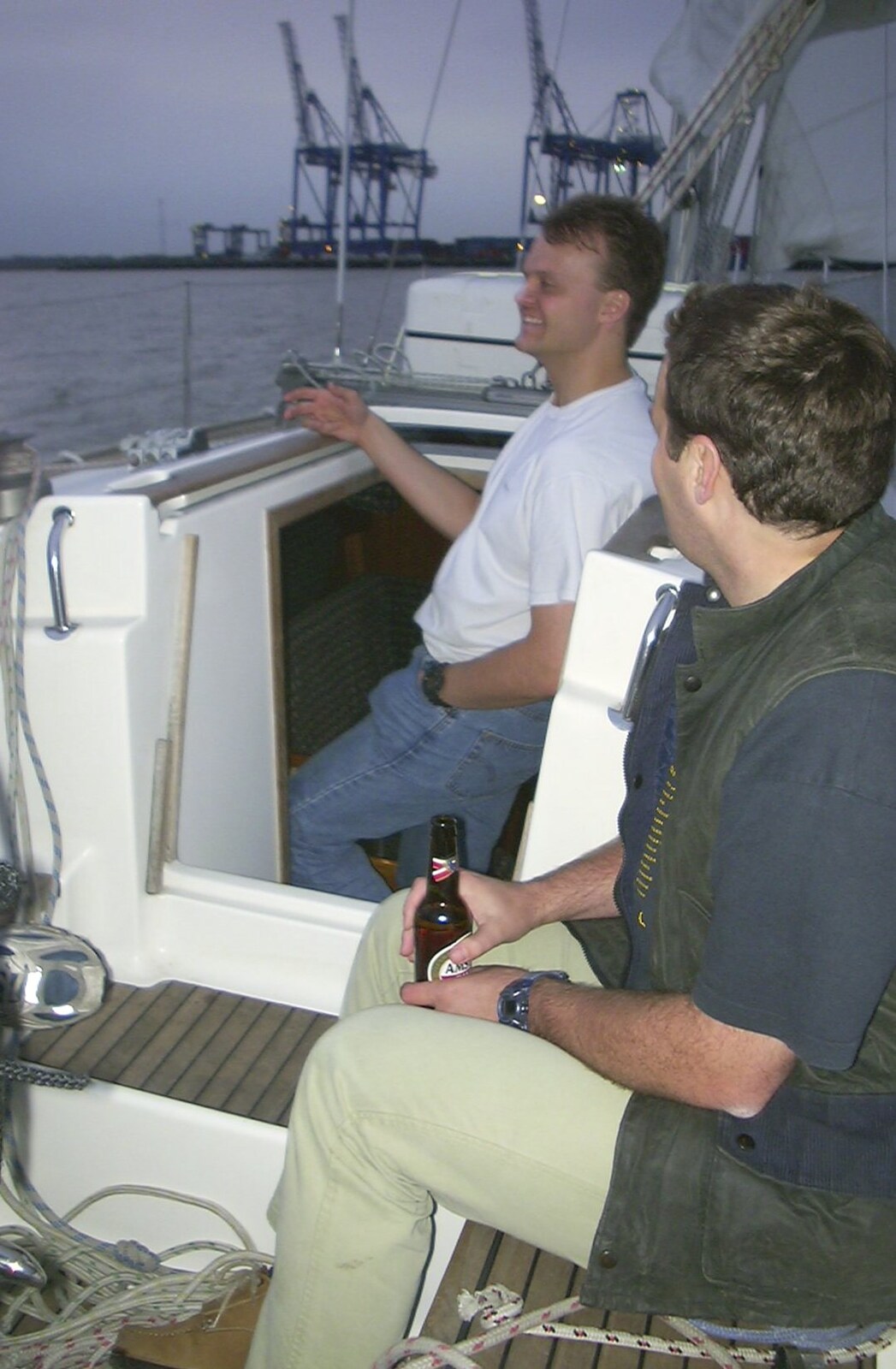 A 3G Lab Sailing Trip, Shotley, Suffolk - 6th September 2001: Evening, as we head over to Felixstowe