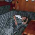 Stef's asleep, A 3G Lab Sailing Trip, Shotley, Suffolk - 6th September 2001