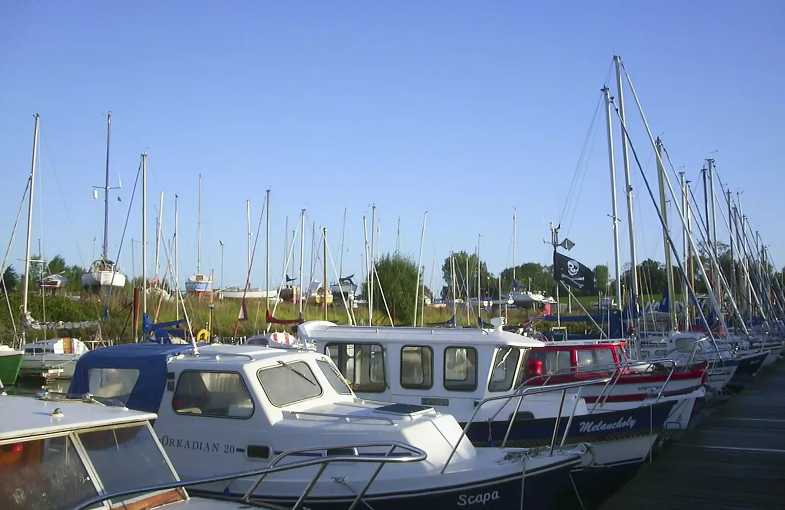 The morning after, from A 3G Lab Sailing Trip, Shotley, Suffolk - 6th September 2001