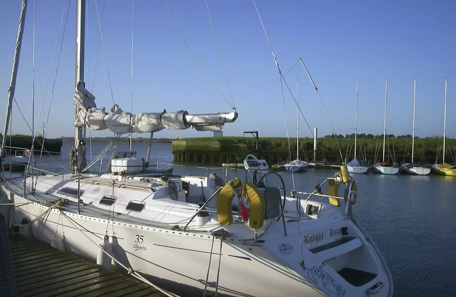 Knight Vision, from A 3G Lab Sailing Trip, Shotley, Suffolk - 6th September 2001