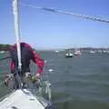 Paul checks the anchor, A 3G Lab Sailing Trip, Shotley, Suffolk - 6th September 2001