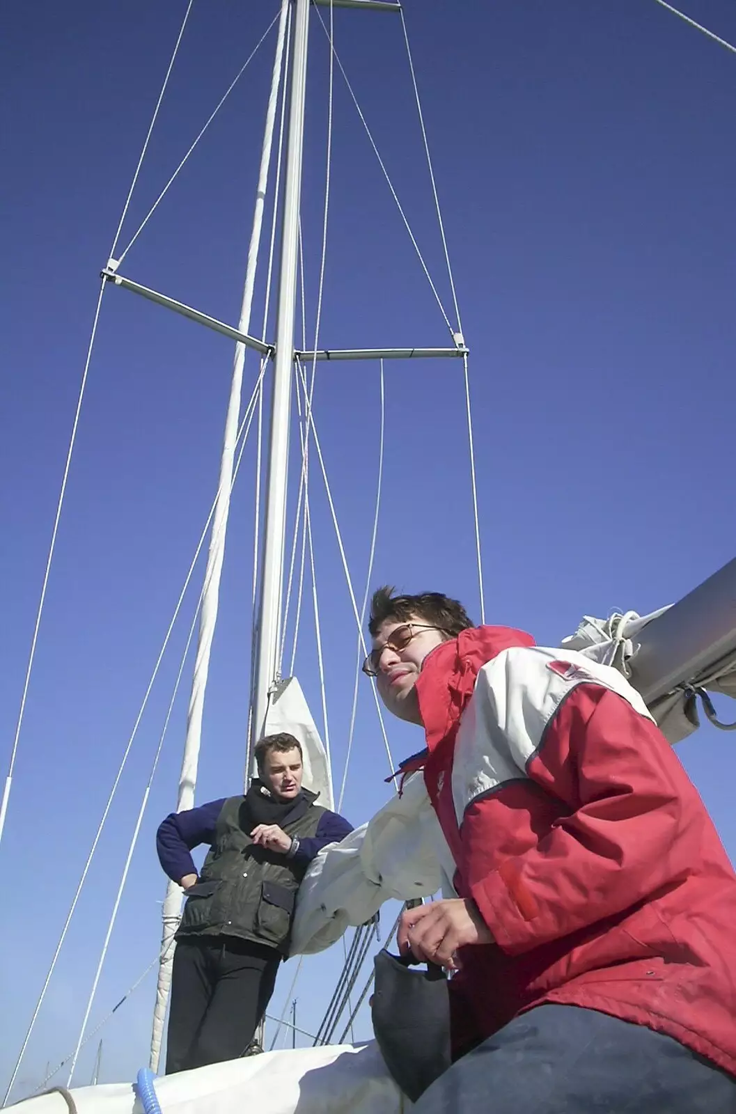 Dan and Gerard, from A 3G Lab Sailing Trip, Shotley, Suffolk - 6th September 2001