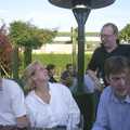 Herr Gockeller leaves 3G Lab, Cambridge - 10th September 2001, Traci looks up to Julian