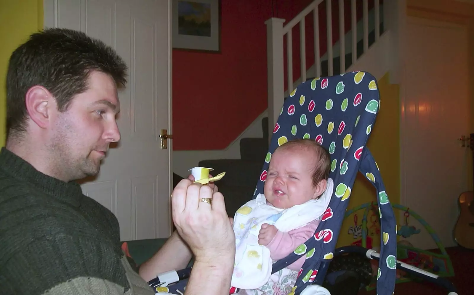 Food application isn't going too well, from Sean's New Sprog, New Milton and Hordle, Hampshire - 12th September 2001