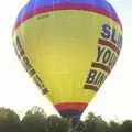 Back home, a ballon goes up from the Oaksmere, Sean's New Sprog, New Milton and Hordle, Hampshire - 12th September 2001