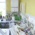 A pile of kitchen debris, Sis's Kitchen, Morden, London - 15th November 2001