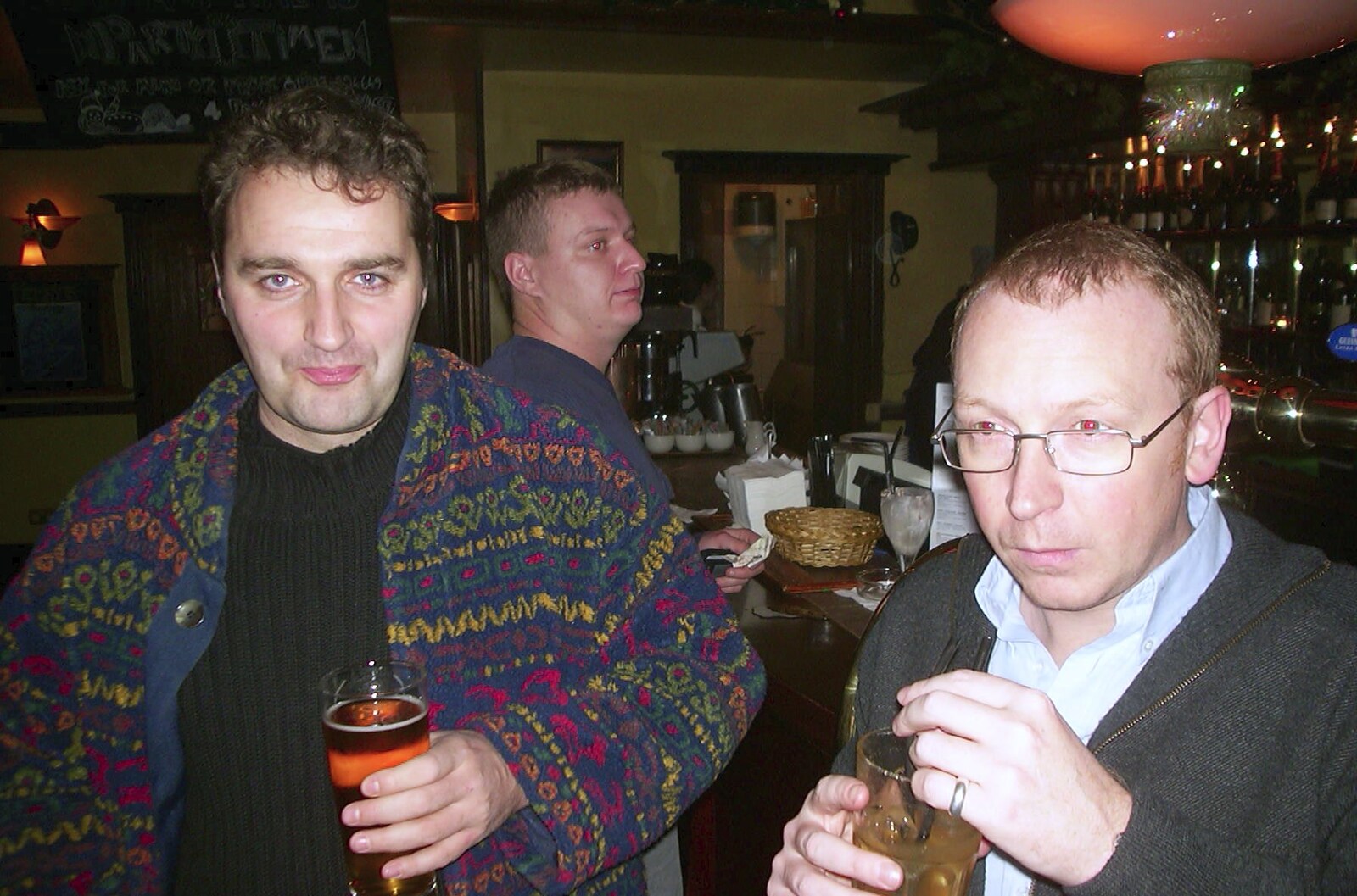 Dan and Julian from 3G Lab at Henry's, Quayside, Cambridge - 5th December 2001