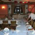The stage is set, The BSCC Christmas Dinner, Brome Swan, Suffolk - 7th December 2001