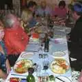 Jenny, Bomber and Denny, The BSCC Christmas Dinner, Brome Swan, Suffolk - 7th December 2001