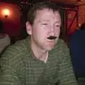 Apple does his best Hitler impersonation, The BSCC Christmas Dinner, Brome Swan, Suffolk - 7th December 2001