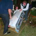 Someone's hauled around in a box, A 3G Lab New Year at Michelle's, St Ives, Cambridgeshire - 31st December 2001