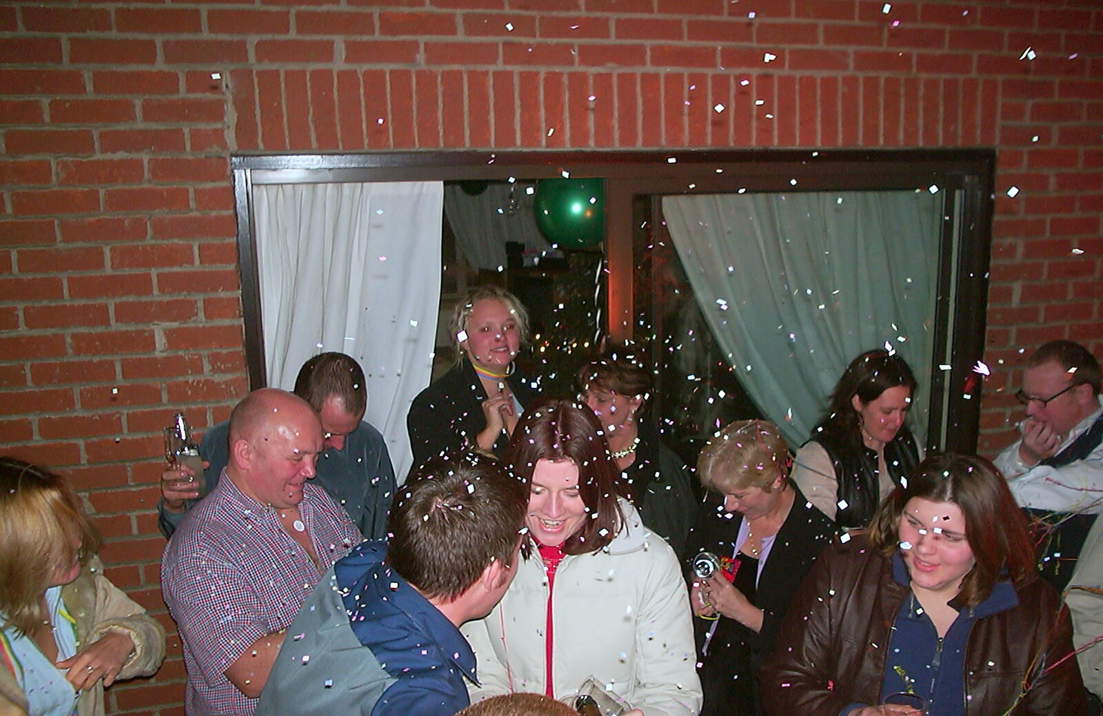 There's confetti in the air from A 3G Lab New Year at Michelle's, St Ives, Cambridgeshire - 31st December 2001