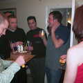 It's someone's birthday as well, A 3G Lab New Year at Michelle's, St Ives, Cambridgeshire - 31st December 2001