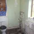 The old sink and bath have bene removed, Bathroom Rebuilding, Brome, Suffolk - 1st February 2002