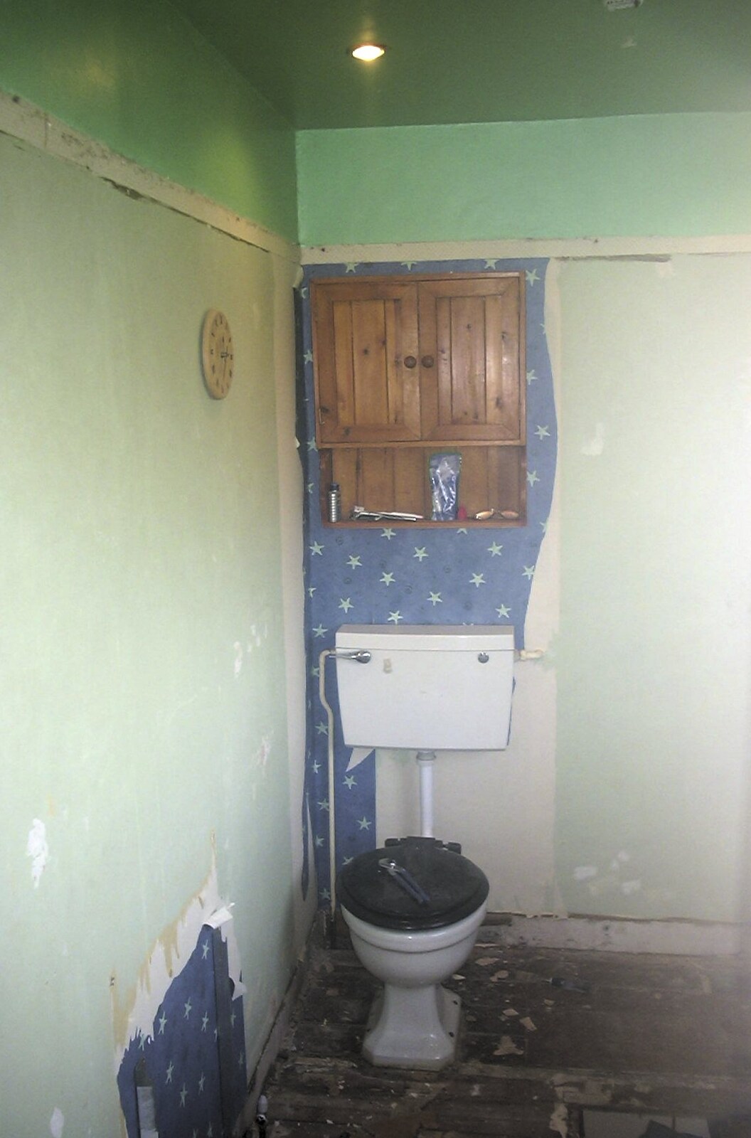 The 1950s toilet from Bathroom Rebuilding, Brome, Suffolk - 1st February 2002